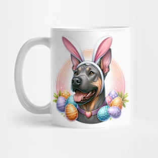 Thai Ridgeback Celebrates Easter with Bunny Ears Mug